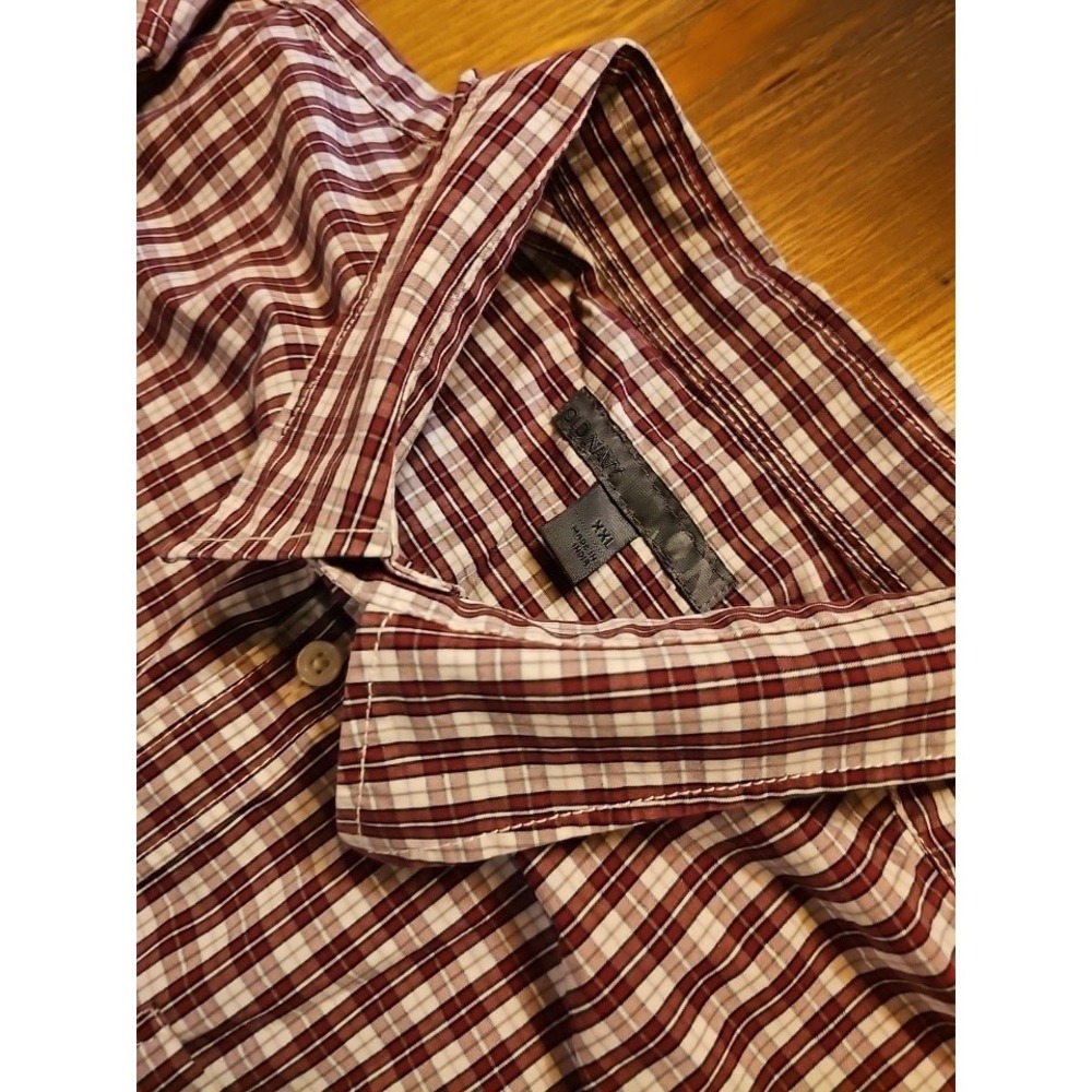 Men Plus XXL Old Navy Long Sleeve Button Down  Cotton  Dress Shirt  Top  Mens